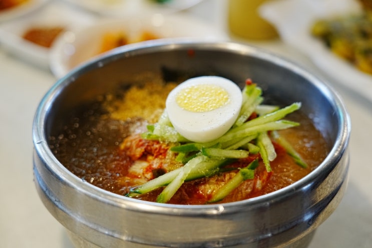  남이천 비에이비스타CC 맛집 남이천한우국밥 한우수육, 김치말이국수로 라운딩 전, 후 식사하기 좋아요.