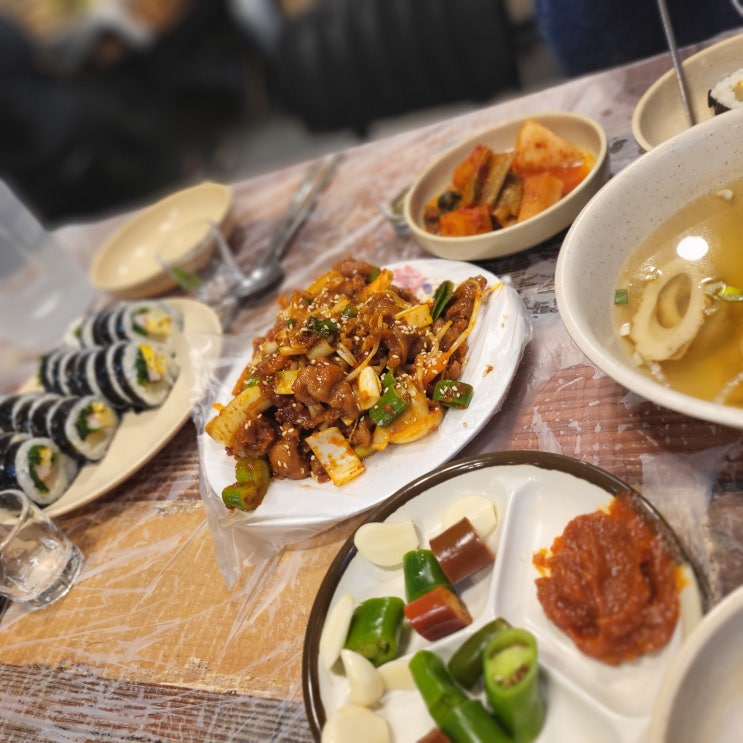  목포 3호광장 88포차 (닭발 김밥)