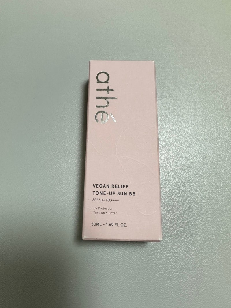 [아떼]비건 릴리프 톤업 선 비비 사용 후기