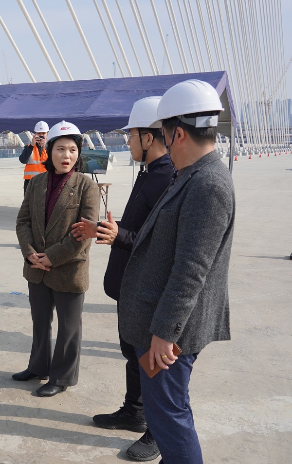 박춘선 시의원, ‘고덕대교’ 명칭 제정 강력촉구 「세종~포천고속도로」제14공구 현장 방문