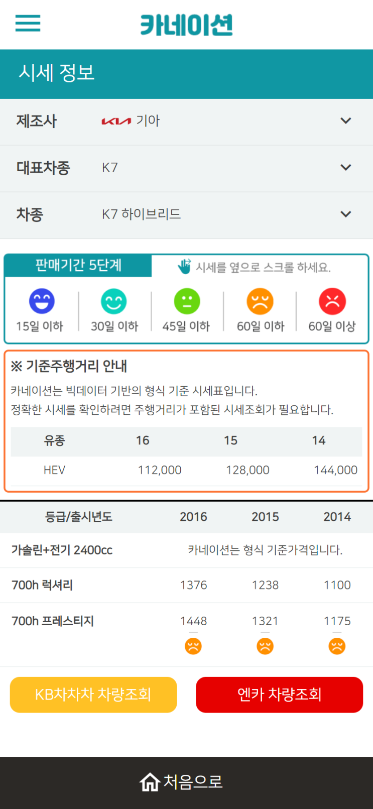 하우머치카 2023년 2월 K7 하이브리드 중고차시세.가격표 하우머치카 2023년 2월 K7 하이브리드 중고차시세.가격표