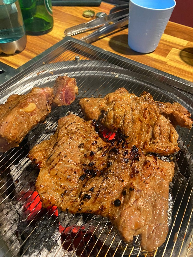 부산 광안리 고깃집 - 내돈내산 갈비 전문인 고기 맛집, 문삼이 돼지갈비