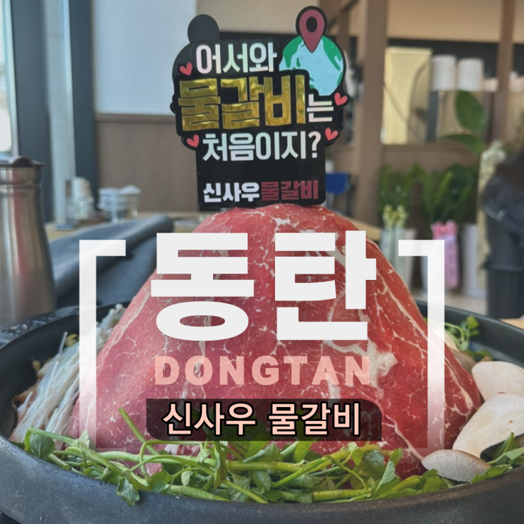  동탄 신사우물갈비 산더미물갈비 불고기 맛집 추천