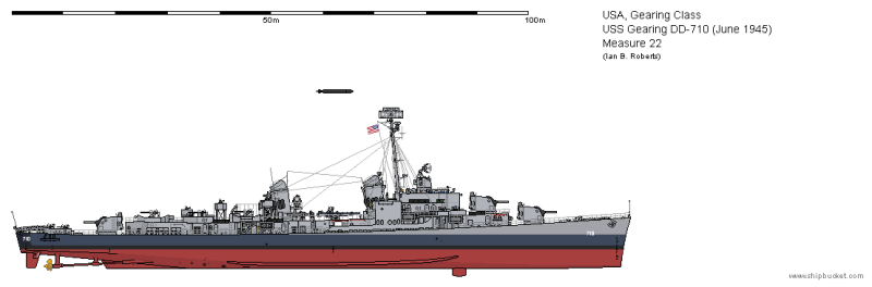 DD-710 기어링Gearing급 구축함 (1) : 네이버 블로그