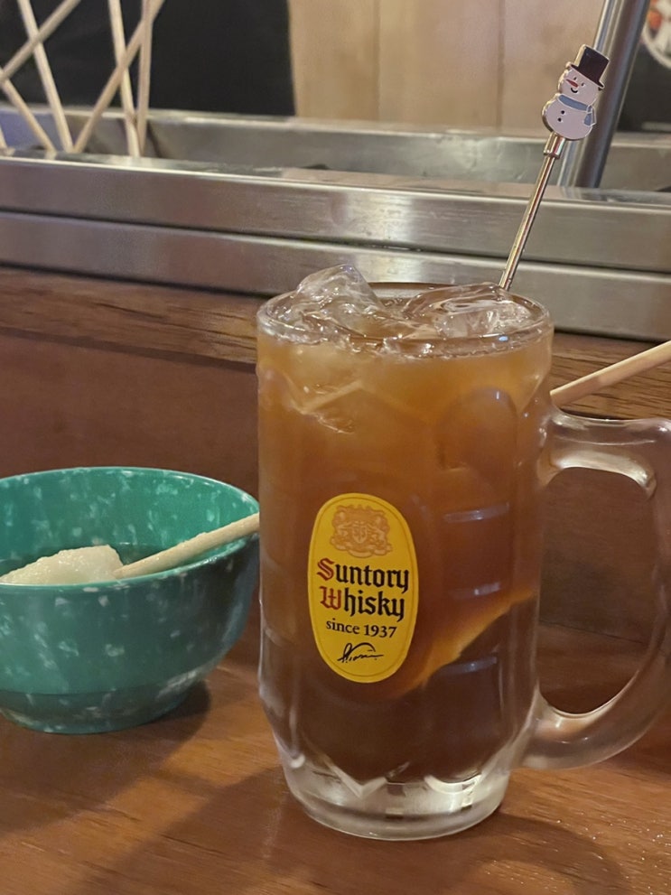  천안 불당동 오뎅바 술집 오뎅또오지상 얼그레이 하이볼