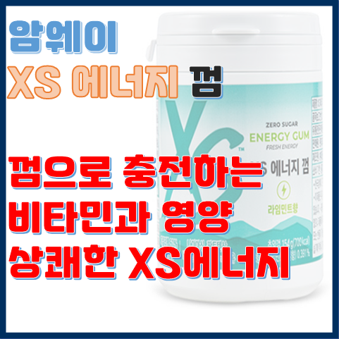 암웨이 XS 에너지 껌 비타민이 들어있는 껌 암웨이 XS 에너지 껌 비타민이 들어있는 껌