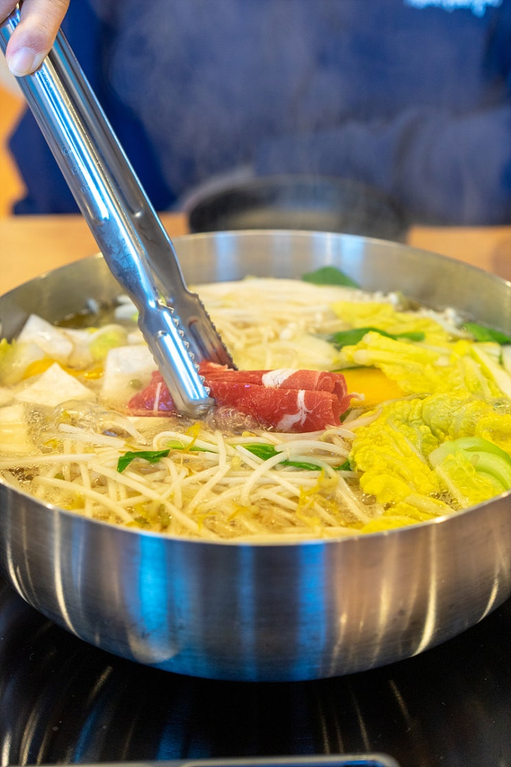  인천 검단 샤브샤브 맛집 - 따뜻하고 든든한 점심 명동칼국수 검단신도시점