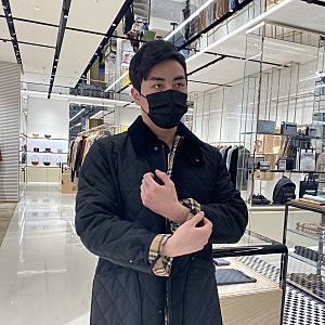 Burberry, 남성 버버리 퀼팅 자켓 후기(사이즈팁, 구매팁, 착샷 가득)