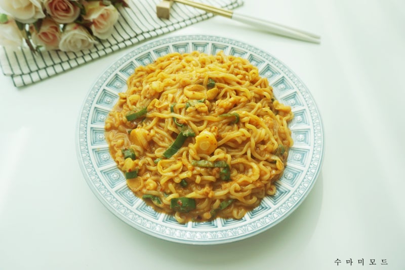 탄탄면 만들기 인기만점 라면요리 간단하게 맛있게 땅콩버터요리 : 네이버 블로그
