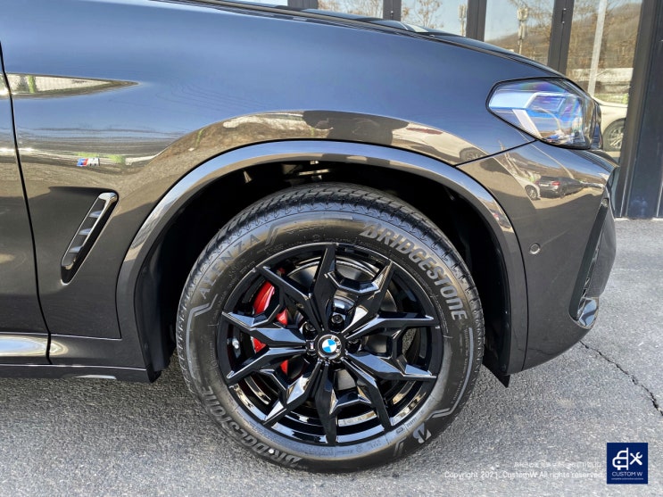  BMW X4 20i 887M 19인치 블랙유광 휠도색