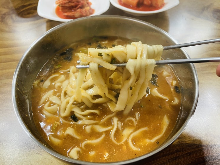  겨울에는 장칼국수 맛집, 평창 진부 평양메밀막국수