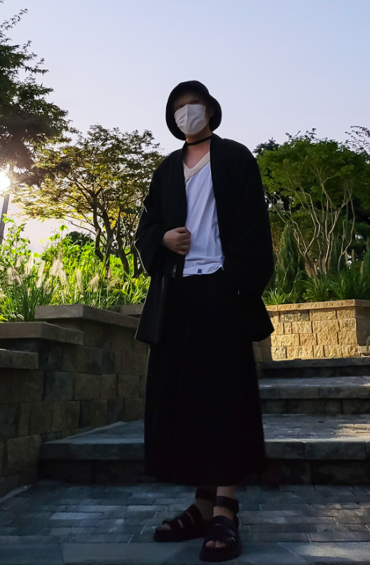  젠더리스 룩,패션 알아봐요 / 남자치마바지