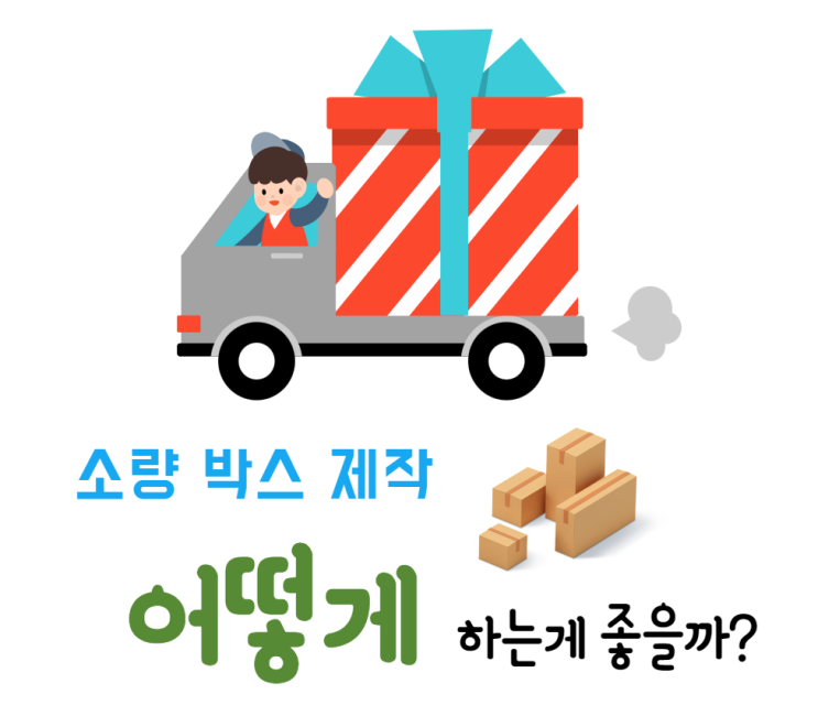  소량 박스 제작 알아볼 때 어려운 점