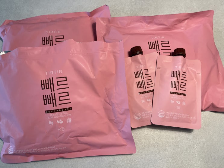  빼르빼르로 건강한 간식과 단백질 섭취 / 티르티르 / 빼르빼르로 식사대용하기