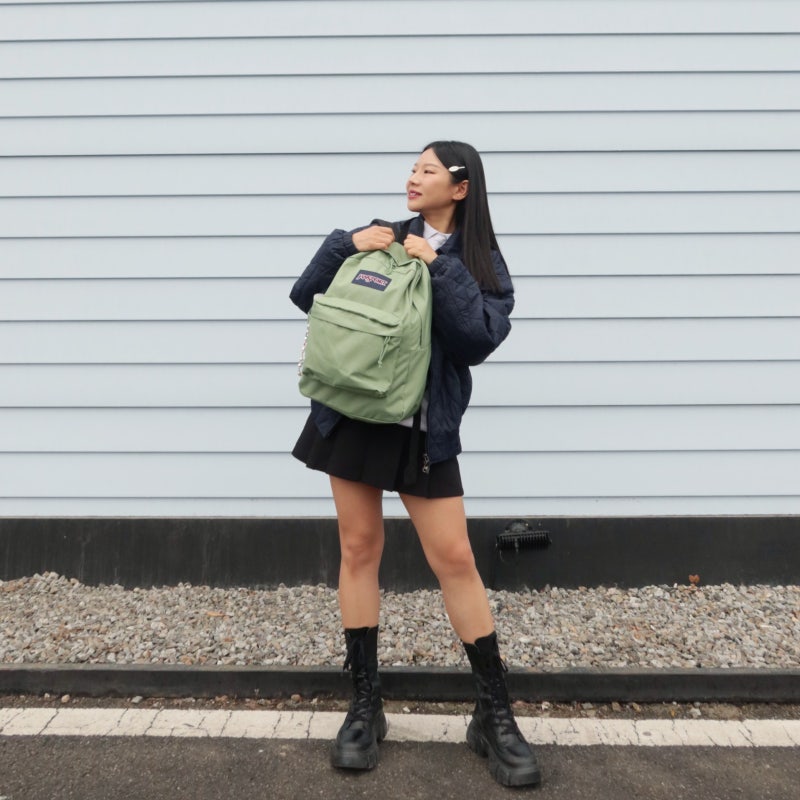 JANSPORT 잔스포츠 호프만 백팩 신학기 대학생 가방 코디 추천