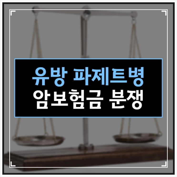  유방 파제트병 D05, C44 암보험금 분쟁
