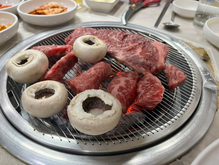 무주 맛집, 명가(한우 특수부위와 차돌 쌈밥정식 먹었어요!)