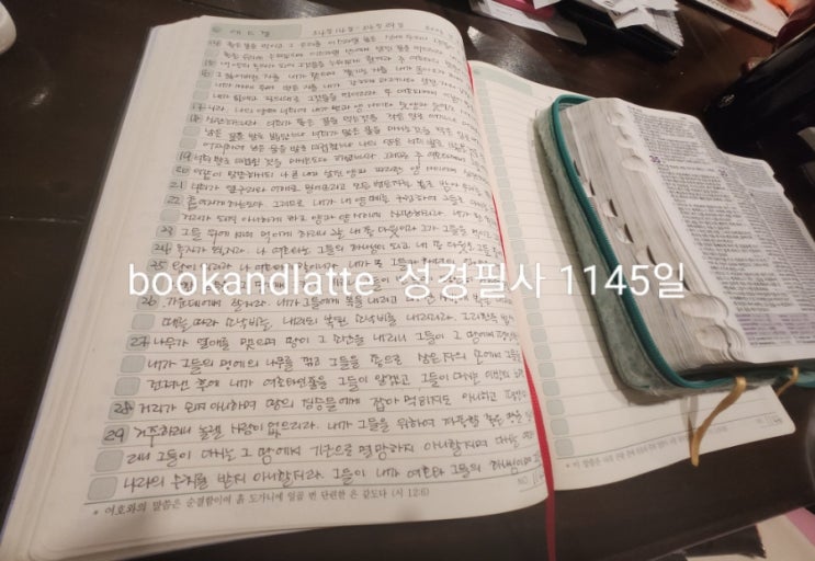 《필사1145일》 에스겔 34:14~34:29