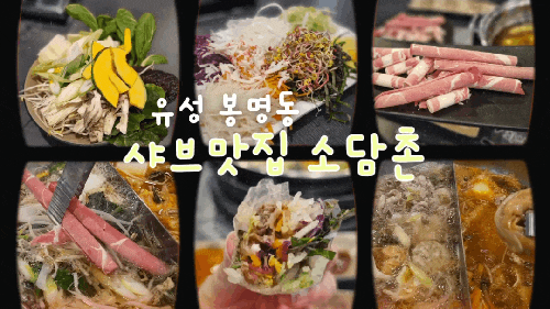 대전 월평동 맛집 가족식사로 좋은 월남쌈샤브정식 소담촌 대전유성점 점심추천