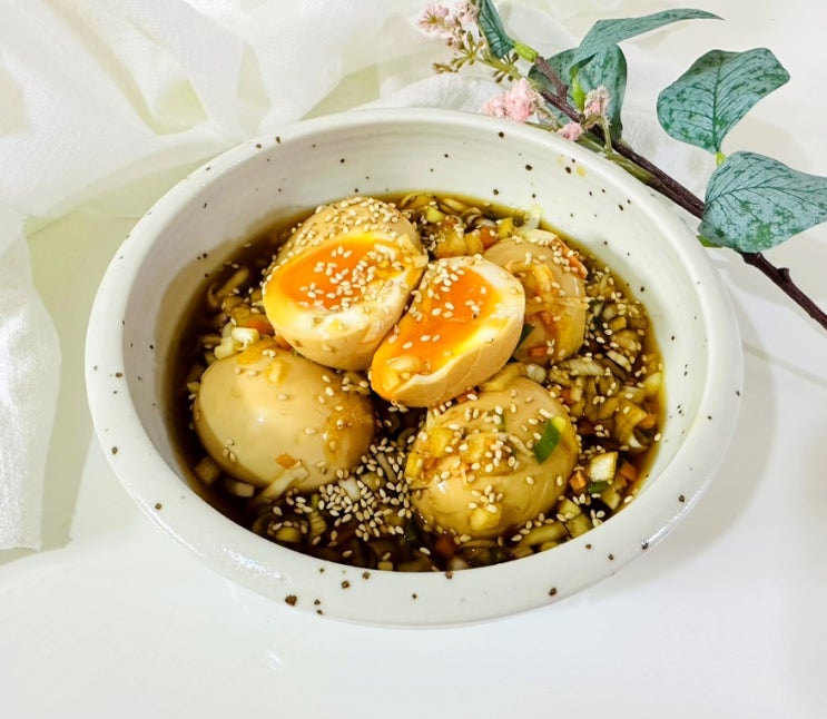  마약 달걀장 레시피. 맛있는 달걀 요리. 밥도둑 반찬 만들기
