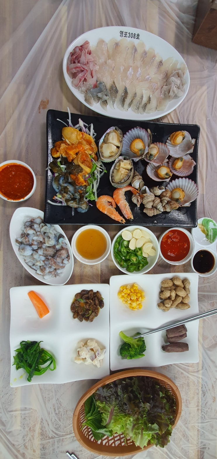 포항 죽도시장 회타운 영덕대게 직판