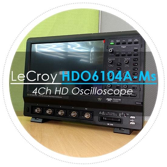  신품 오실로스코프/계측기 판매 르크로이 LeCroy HDO6104A-Ms; 12-bit High Def. Oscilloscope
