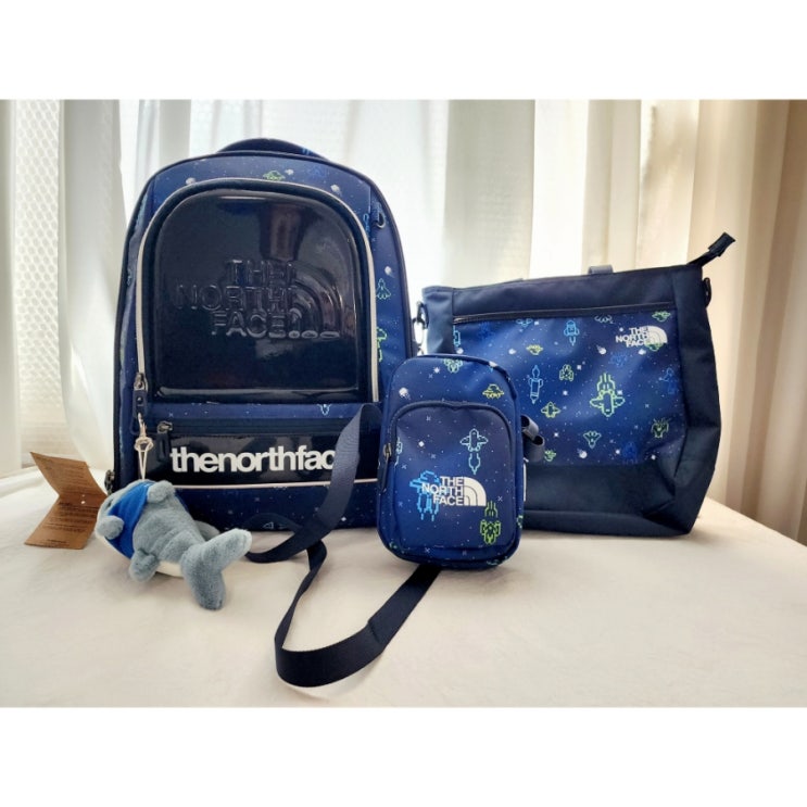 초등학교 책가방이랑  셋트노스페이스 미니 크로스백NN2PP01  BLUE