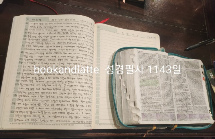  《필사1143일》에스겔 33:16~33:30