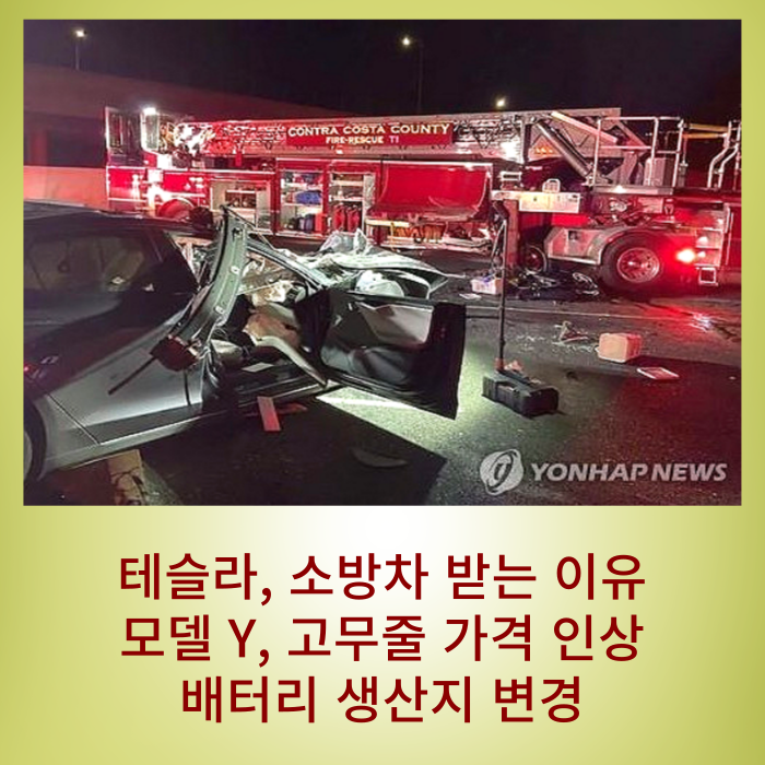  테슬라 미스터리 / 소방차 구급차 받는 이유, 독일 배터리 생산 중단, 모델 Y 가격