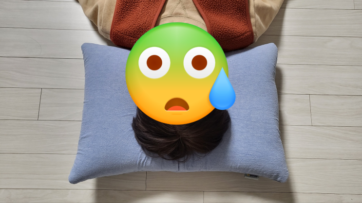  딱 마음에 드는 목 편한 에어 베개, 코튼샤워