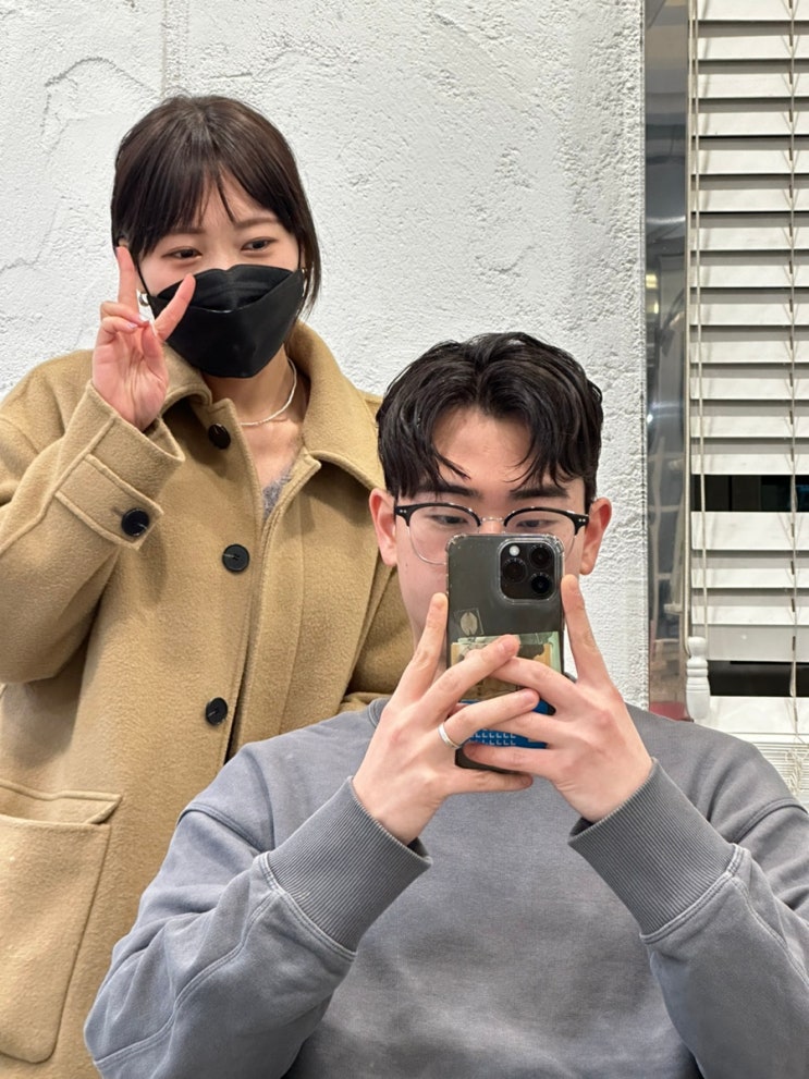  제니하우스 청담힐 남자 가르마펌 텍스쳐펌, 신지 디자이너님