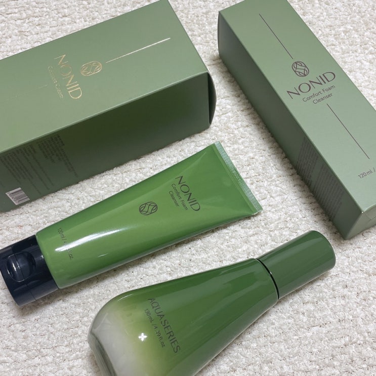  아쿠아시리즈 노니화장품 약산성 폼클렌징 크림 추천할게요
