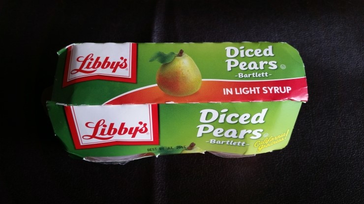 Libby`s Diced Bartlett Pears in Light Syrup