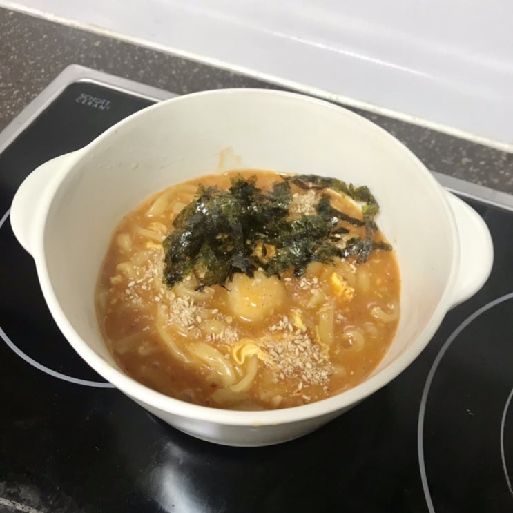 배달의 민족 배민 감자 옹심이 장칼국수 / 슬쌍디아빠 이동섭
