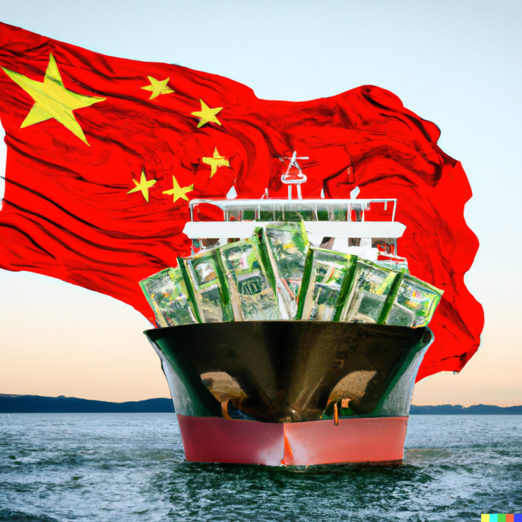 `22년 중국의 수출 대호황과 압도적인 무역수지