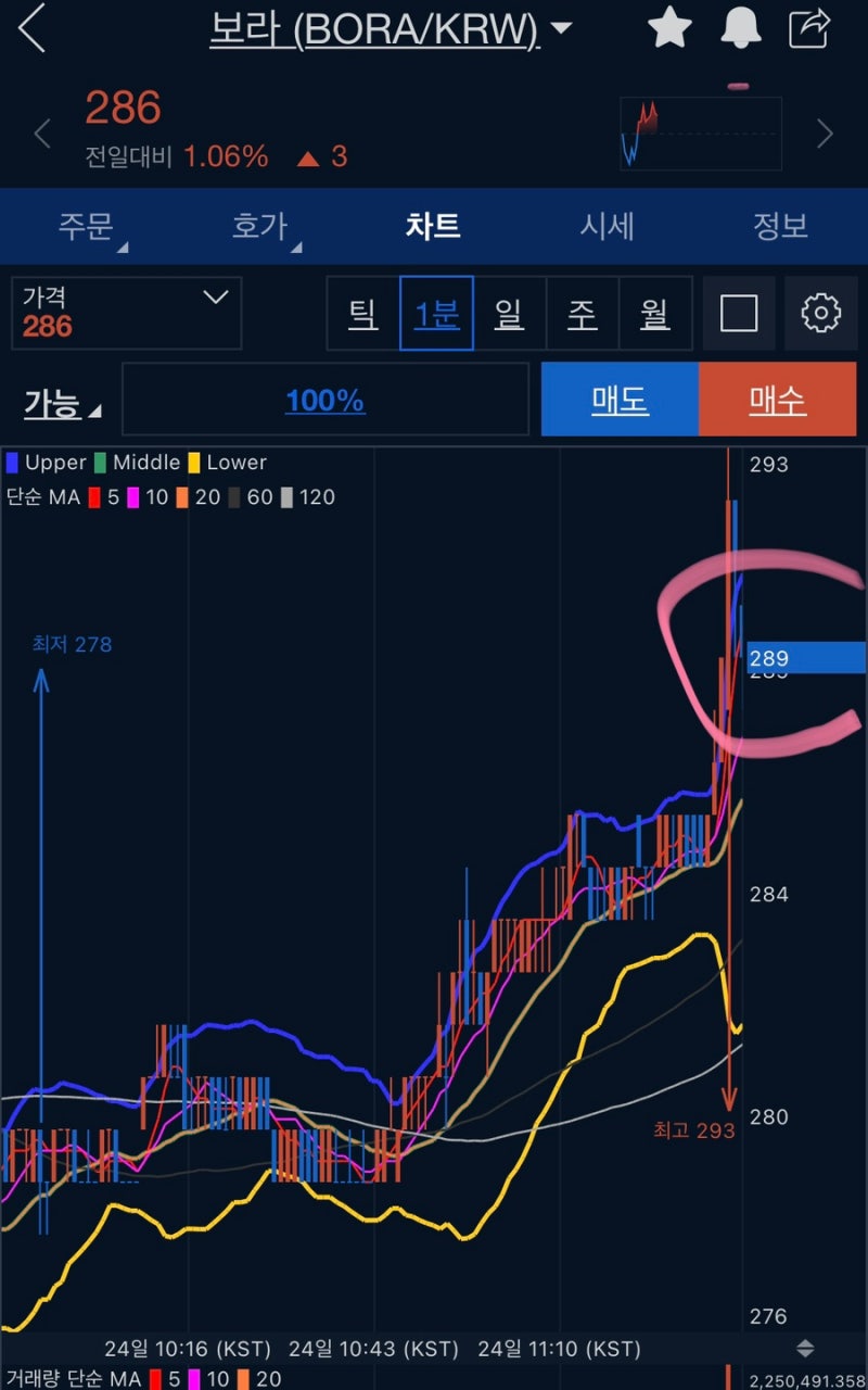 보라 비트코인 단타후기(사람이 할짓이 못됨) : 네이버 블로그
