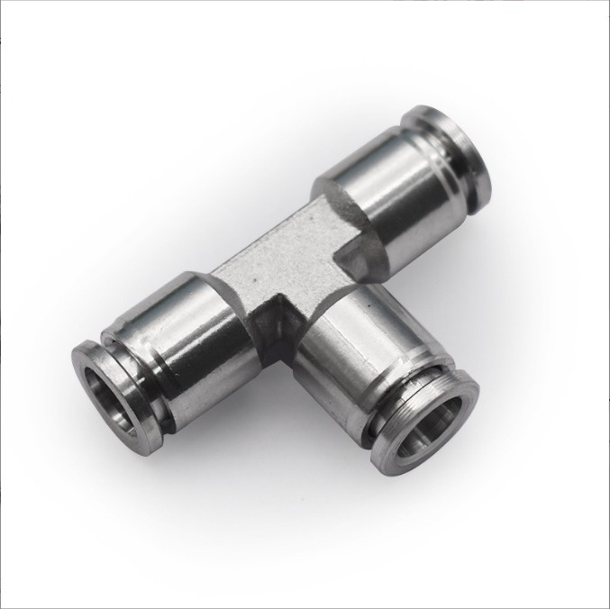  SUS 304 스테인리스 T자 원터치 피팅 파이프 튜브 호스 3구 연결관 아답터 휘팅 ss fitting adaptor onetouch 튜브연결 호스연결