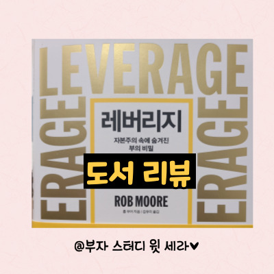  현승원 대표 1300억 재산의 성공비법 책, 레버리지