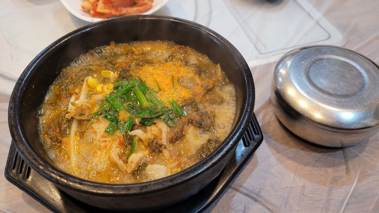 정선 맛집 수구레 해장국 : 처음 먹어봤지만 괜찮고, 무침도 맛있네요