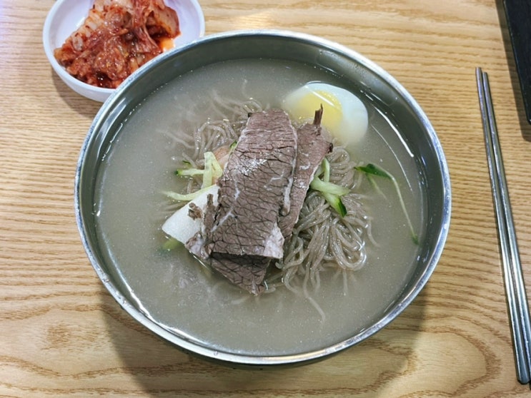 여의도 평양냉면 맛집, 평양관에서 시원한 평양냉면 먹어봤어요~