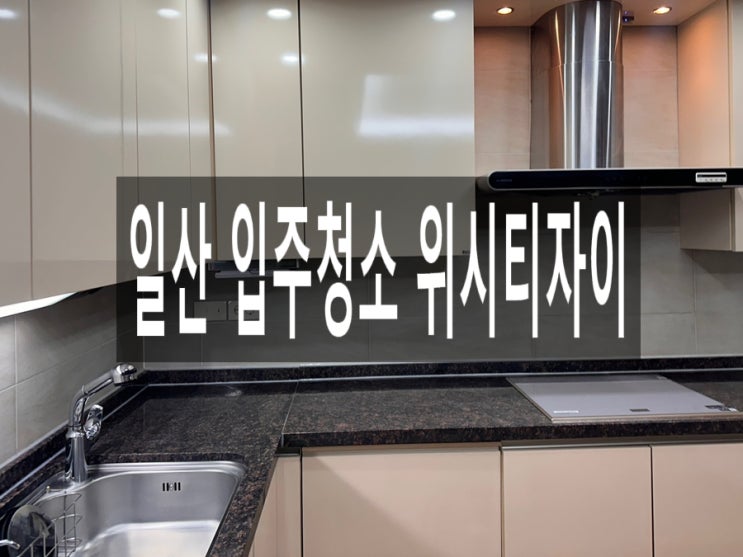 일산 입주청소 위시티자이