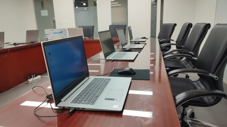 기업 노트북 렌탈 (대여) 회의실로 배송설치 방법!