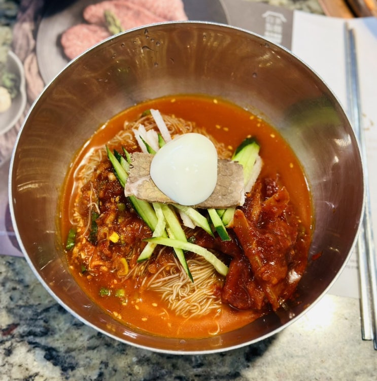  돈암 회냉면 맛집. 갈비명가 이상. 냉면 50% 할인으로 회냉면 먹었던 후기. 매콤한 함흥냉면 맛집.