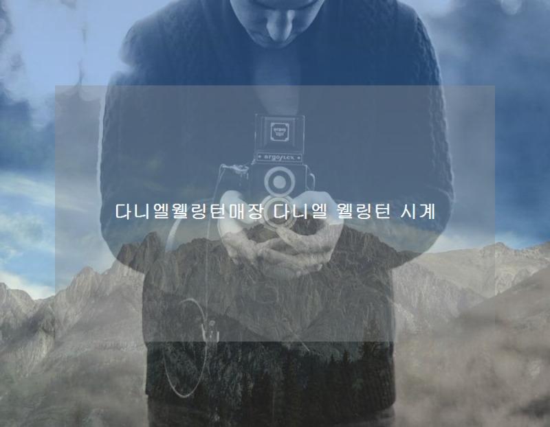 다니엘웰링턴매장 다니엘 웰링턴 시계