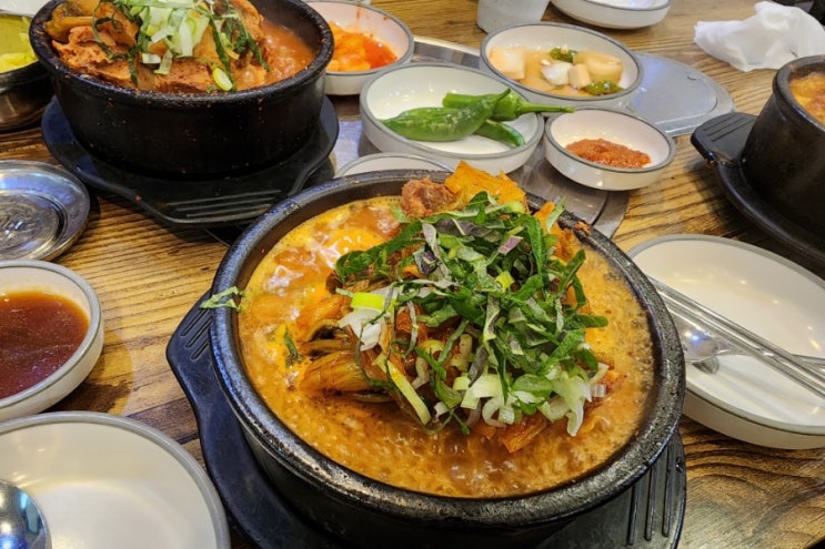  성남 수진 맛집 24시 신사골 옛날 감자탕 가성비 최고