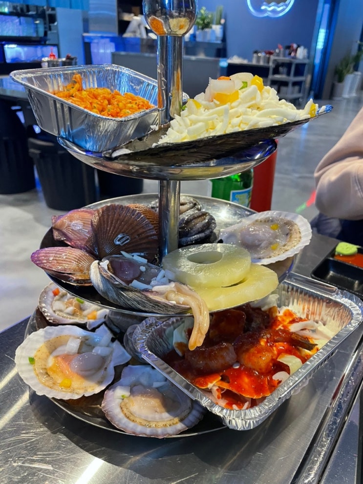  세종 어진동 맛집 조새호 세종점 - 4단 조개구이 단체회식 추천
