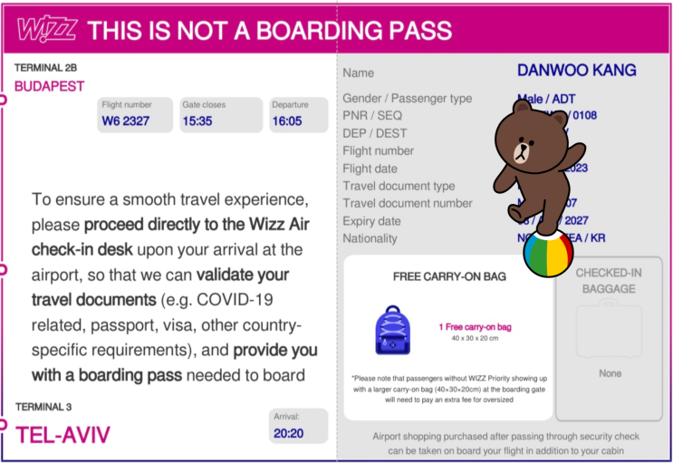  2/4 이스라엘 1일차 이스라엘 입국 / 텔아비브 버스 타는 법 / 이스라엘 편의점 / 위즈에어 후기 / 벤구리온 공항