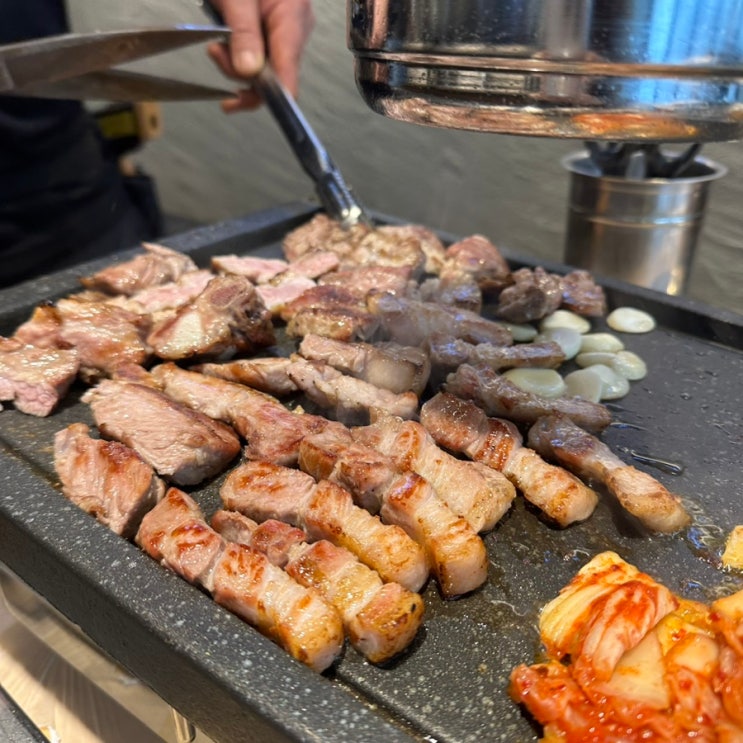  초벌구이가 맛있는 하남돼지집 대전 대흥동 맛집
