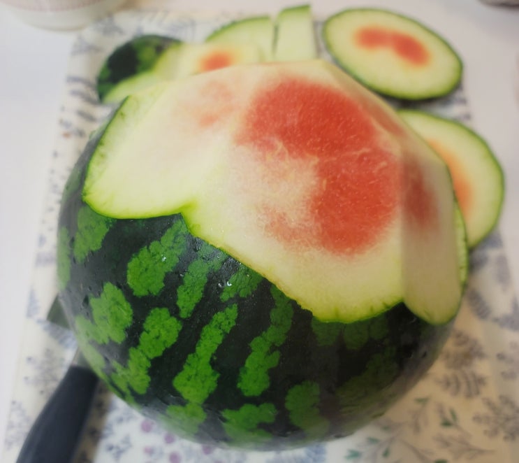  수박 써는 방법