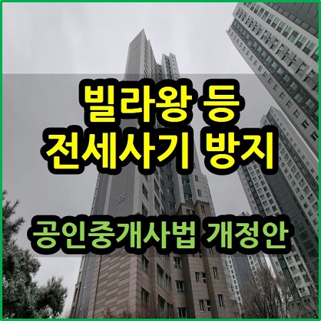  전세 사기 방지 대책 중개보조원 채용상한제